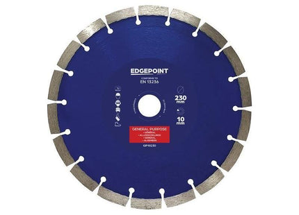 Edgepoint GP10230 General-Purpose Diamond Blade 230mm EdgePoint - RockBottom Northamptin