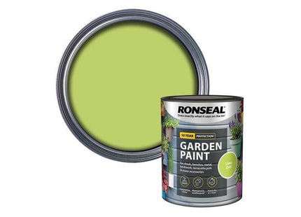 Ronseal Garden Paint Lime Zest 750ml Ronseal - RockBottom Nothampton