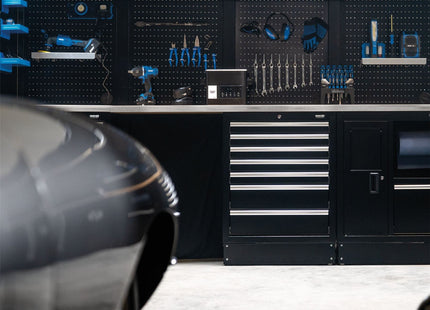 Draper BUNKER Modular Storage Combo with Sink and Stainless Steel Worktop (25 Pi Draper - Town Tools 