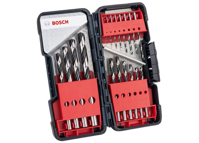Bosch Powertool Accessories HSS Twist PointTeQ Drill Bit ToughBox Set, 18 Piece Bosch Powertool Accessories - RockBottom Northampton