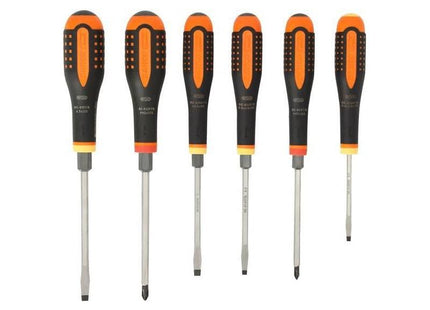 Bahco BE-9881TB ERGO™ Through Blade Screwdriver Set, 6 Piece Bahco - RockBottom Northampton