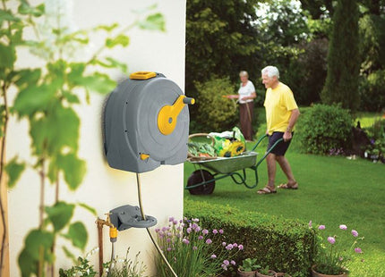 Hozelock 2496 Wall Mounted 40m Fast Reel + 40m of 12.5mm Hose Hozelock - RockBottom Northampton