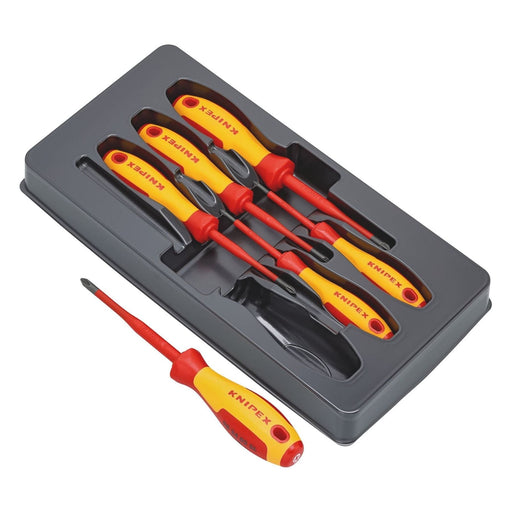 Knipex 00 20 12 V03 VDE Insulated Phillips/Pozidriv Screwdriver Set Draper - Town Tools