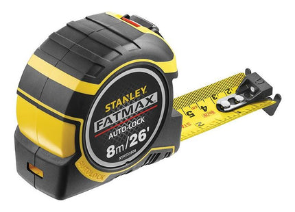Stanley® Hand Tools FatMax® Autolock Pocket Tape 8m/26ft (Width 32mm) STANLEY® Hand Tools - RockBottom Nothampton