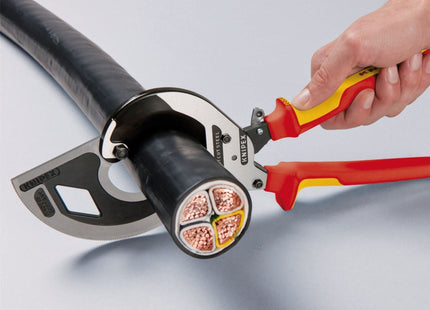 Draper Knipex 95 36 320 VDE Heavy Duty Cable Cutter, 350mm 25881 Draper - Town Tools 