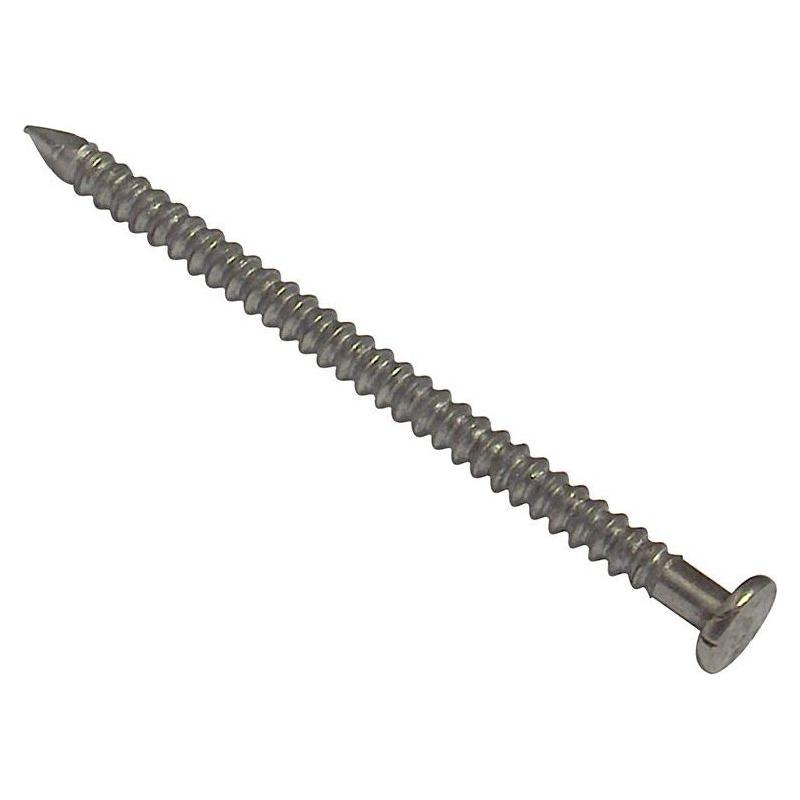 Forgefix Annular Ring Shank Nail Bright Finish 50mm Bag Weight 500g ForgeFix - RockBottom Northampton