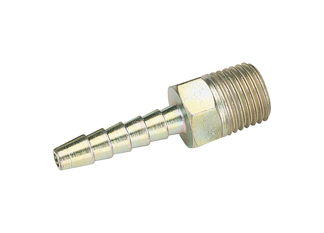 Draper 1/4" BSP Taper 3/16" Bore PCL Male Screw Tailpiece (Sold Loose) 25800 Draper - Town Tools 