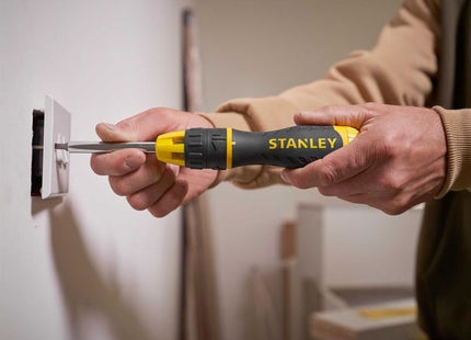 Stanley® Hand Tools Multibit Ratchet Screwdriver &10 Bits STANLEY® Hand Tools - RockBottom Nothampton