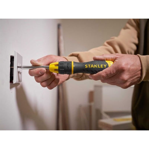 Stanley® Hand Tools Multibit Ratchet Screwdriver &10 Bits STANLEY® Hand Tools - RockBottom Nothampton