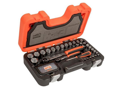 Bahco SL79 1/4in & 1/2in Drive Slim Socket Set, 79 Piece Bahco - RockBottom Northampton