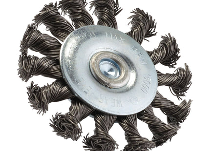 Draper Steel Twist-Knot Wire Wheel Brush, 75mm 41434 Draper - Town Tools 