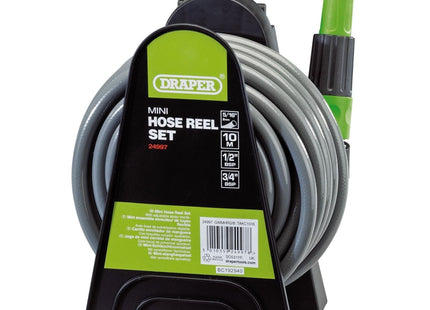 Draper Mini Hose Reel Set, 8mm Bore, 10m 24997 Draper - Town Tools 