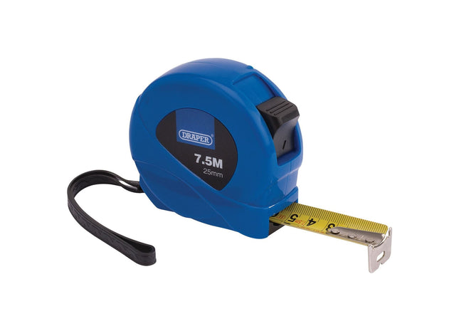 Draper Measuring Tape, 7.5m/25ft x 25mm, Blue 75882 Draper - Town Tools 