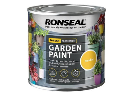 Ronseal Garden Paint Sunburst 250ml Ronseal - RockBottom Nothampton