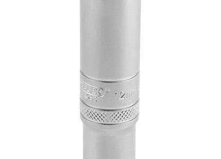 Draper 6 Point Metric Deep Socket, 3/8" Sq. Dr., 12mm 16580 Draper - Town Tools 