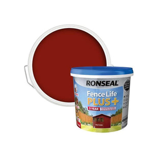 Ronseal Fence Life Plus+ Red Cedar 5 litre Ronseal - RockBottom Nothampton