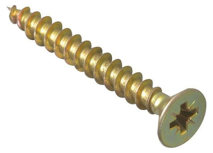 Forgefix Multi-Purpose Pozi Compatible Screw CSK ST ZYP 5.0 x 40mm Box 200 ForgeFix - RockBottom Northampton