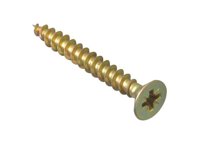 Forgefix Multi-Purpose Pozi Compatible Screw CSK ST ZYP 5.0 x 40mm Box 200 ForgeFix - RockBottom Northampton