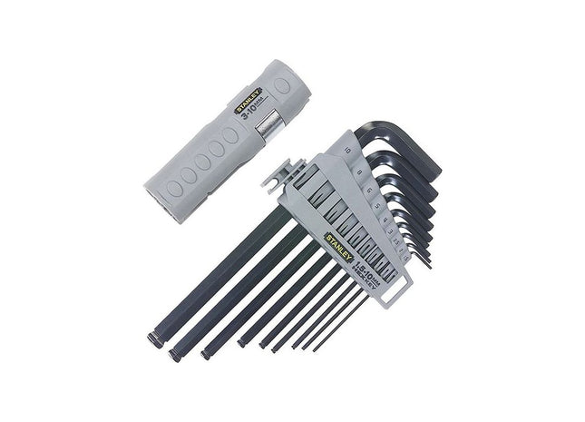 Stanley® Hand Tools Metric Hexagon Grip Key Set, 9 Piece STANLEY® Hand Tools - RockBottom Nothampton