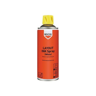 Rocol LAYOUT INK Spray White 400ml ROCOL - RockBottom Nothampton