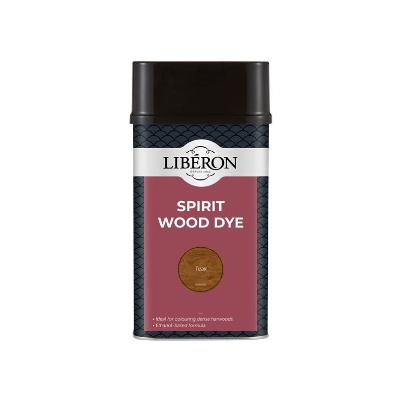 Liberon Spirit Wood Dye Teak 1 litre Liberon - RockBottom Northampton