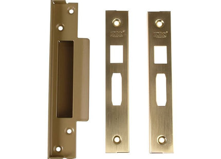 Union StrongBOLT 2200 Mortice Sashlock Rebate Kit 13mm Polished Brass Box UNION - RockBottom Northampton