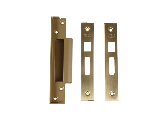 Union StrongBOLT 2200 Mortice Sashlock Rebate Kit 13mm Polished Brass Box UNION - RockBottom Northampton