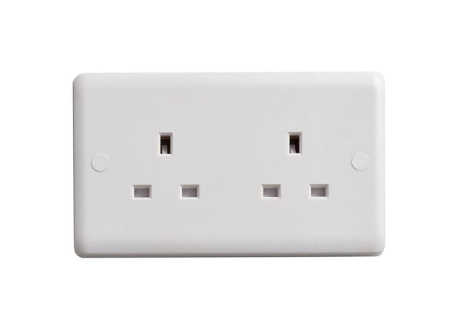 Deta Vimark Unswitched Socket 2-Gang 13A Deta Vimark - RockBottom Northampton