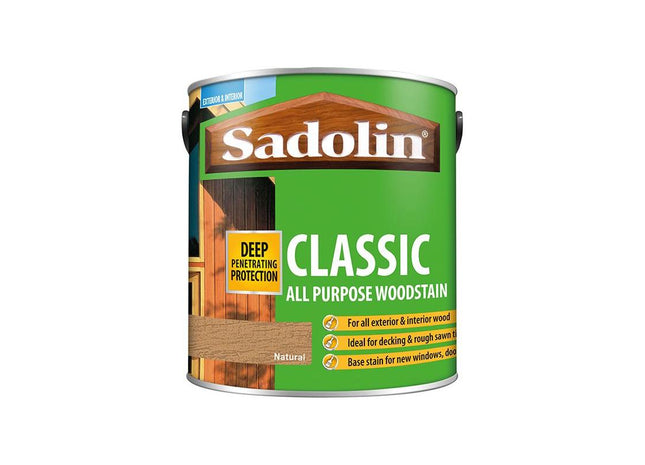 Sadolin Classic Wood Protection Natural 2.5 litre Sadolin - RockBottom Nothampton
