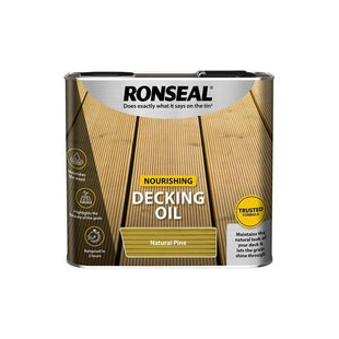 Ronseal Decking Oil Natural Pine 2.5 litre Ronseal - RockBottom Nothampton