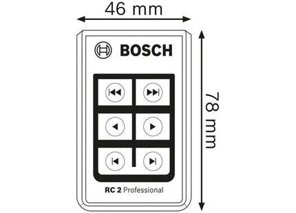 Bosch RC 2 Professional Remote Bosch - RockBottom Northampton