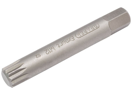 Draper M12 x 75mm Spline 10mm Insert Bit for Mechanic's Bit Sets 33349 Draper - Town Tools 