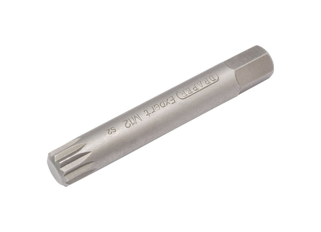 Draper M12 x 75mm Spline 10mm Insert Bit for Mechanic's Bit Sets 33349 Draper - Town Tools 