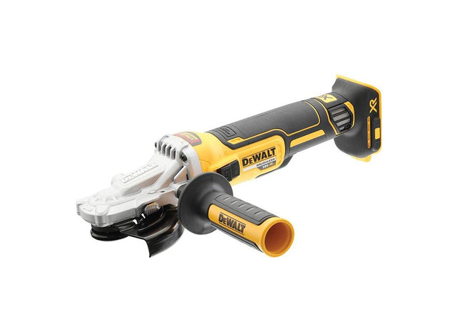 Dewalt Power Tools DCG405FN XR Brushless Flat Head Grinder 125mm 18V Bare Unit DeWALT Power Tools - RockBottom Northampton