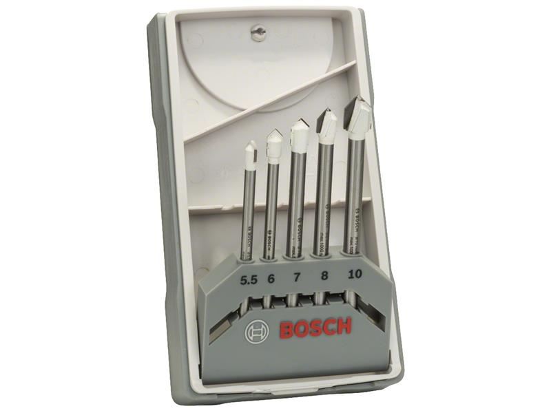 Bosch Powertool Accessories CYL-9 Ceramic Tile Drill Bit Set, 5 Piece Bosch Powertool Accessories - RockBottom Northampton