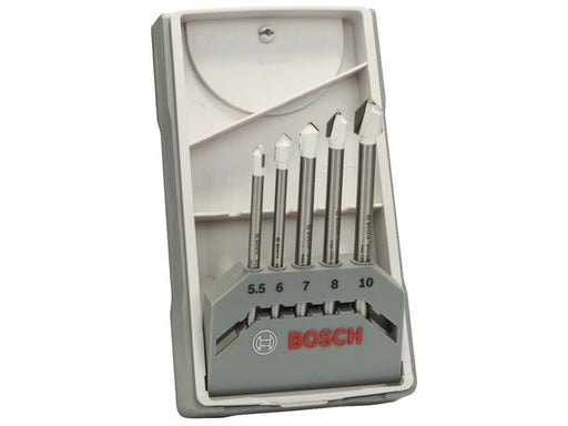 Bosch Powertool Accessories CYL-9 Ceramic Tile Drill Bit Set, 5 Piece Bosch Powertool Accessories - RockBottom Northampton