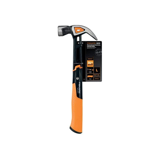 Fiskars IsoCore Curved Finishing Hammer 570g (20oz) Fiskars - RockBottom Northampton
