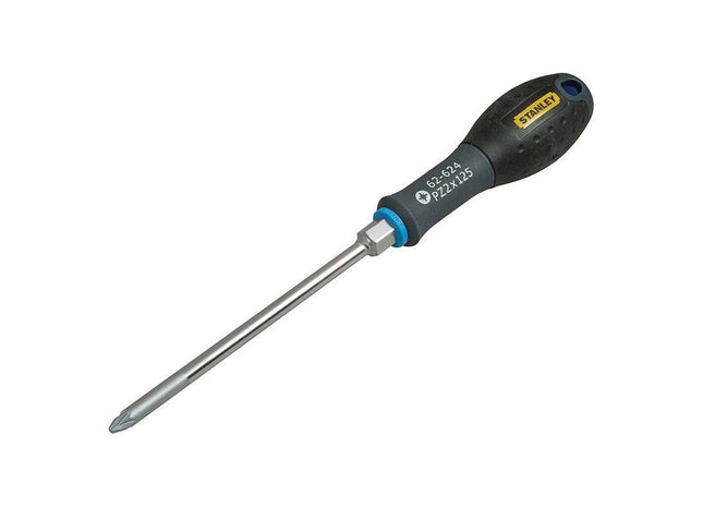Stanley® Hand Tools FatMax® Bolster Screwdriver Pozi Tip PZ2 x 125mm STANLEY® Hand Tools - RockBottom Nothampton