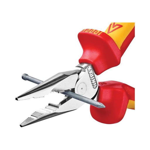 Knipex VDE High Leverage Needle Nose Pliers 145mm Knipex - RockBottom Northampton