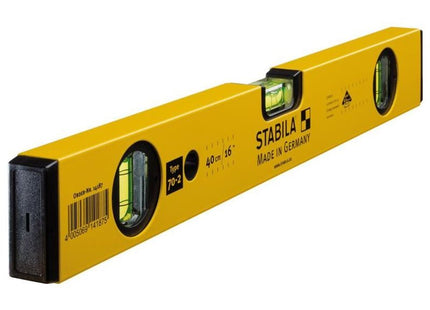 Stabila 70-2-40 Double Plumb Spirit Level 3 Vial 40cm Stabila - RockBottom Nothampton