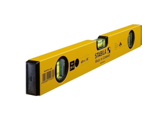 Stabila 70-2-40 Double Plumb Spirit Level 3 Vial 40cm Stabila - RockBottom Nothampton