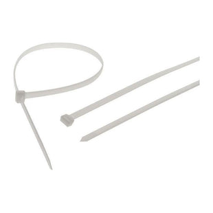 Faithfull Heavy-Duty Cable Ties White 9.0 x 1200mm (Pack 10) Faithfull - RockBottom Northampton