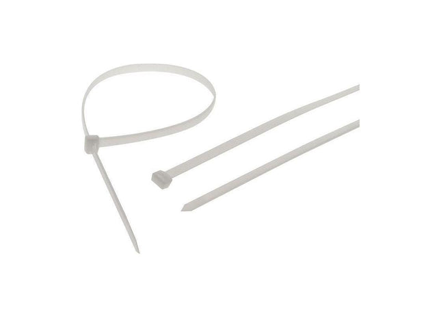 Faithfull Heavy-Duty Cable Ties White 9.0 x 1200mm (Pack 10) Faithfull - RockBottom Northampton