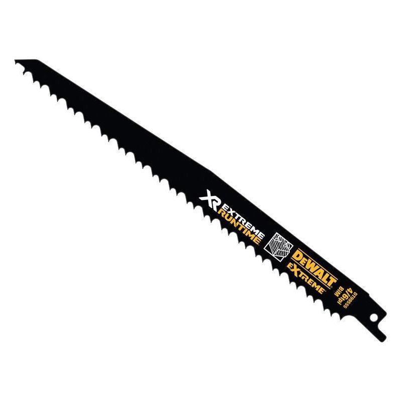 Dewalt Power Tools XR Wood With Nails Reciprocating Blade 230mm 4/6 TPI Pack of 5 DeWALT Power Tools - RockBottom Northampton