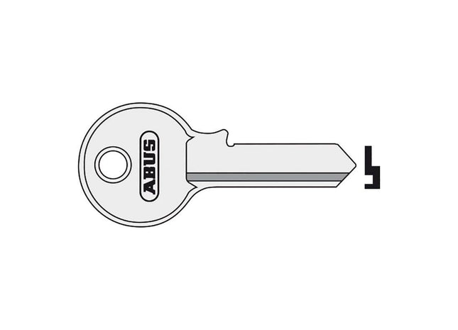 Abus Mechanical 55/50 50mm Key Blank ABUS Mechanical - RockBottom Northampton 
