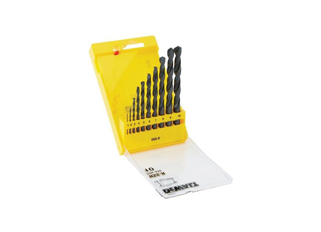 Dewalt Power Tools DT5911 HSS-R Jobber Drill Bit Set, 10 Piece DeWALT Power Tools - RockBottom Northampton
