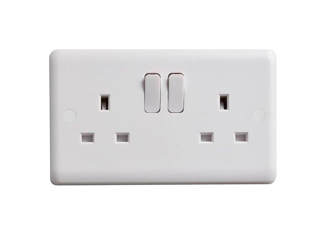 Deta Vimark Switched Socket 2-Gang 13A Deta Vimark - RockBottom Northampton