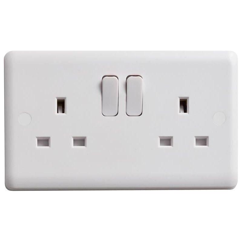 Deta Vimark Switched Socket 2-Gang 13A Deta Vimark - RockBottom Northampton