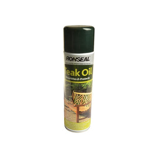 Ronseal Garden Furniture Teak Oil Aerosol 500ml Ronseal - RockBottom Nothampton