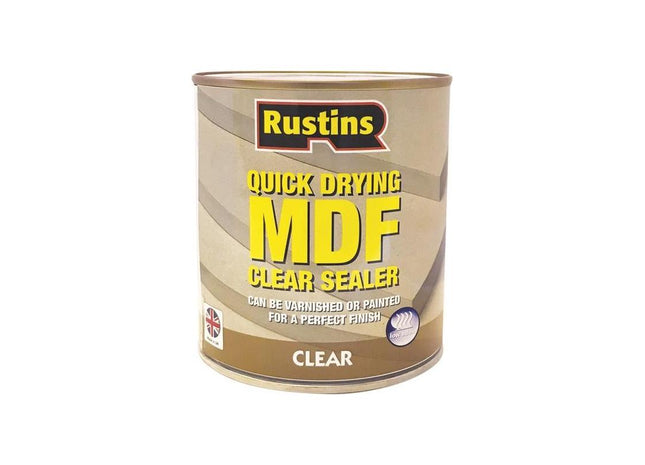 Rustins Quick Drying MDF Sealer Clear 250ml Rustins - RockBottom Nothampton